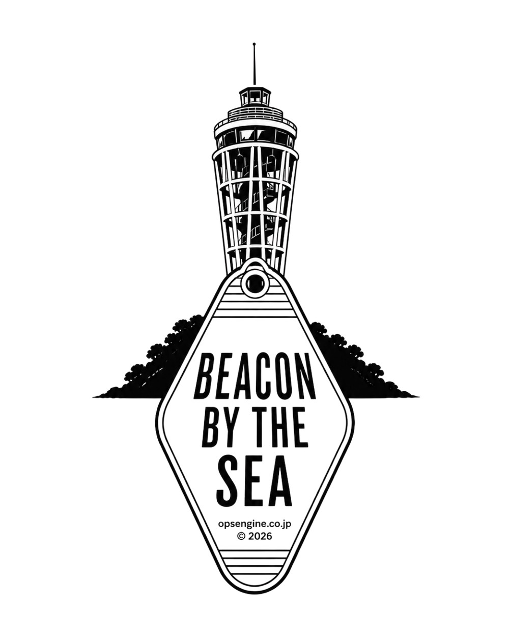 BEACON BY THE SEAのステッカー 1枚