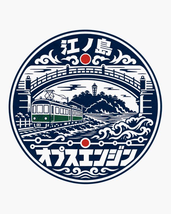 江の島弁天橋のステッカー