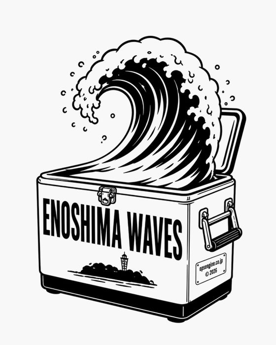ENOSHIMA WAVESのステッカー