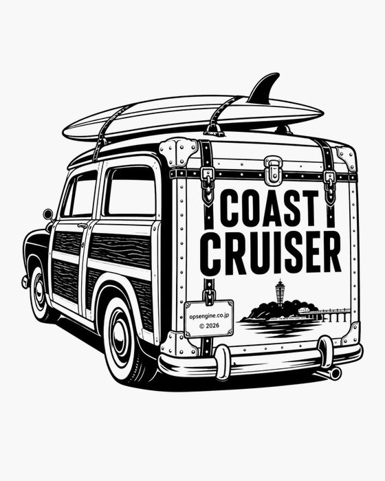 COAST CRUISERのステッカー